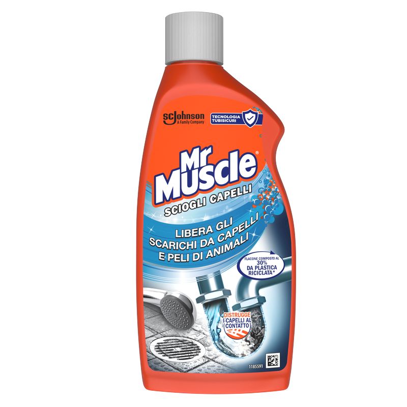 MR MUSCLE Гел за разграждане на косми, 500 мл.