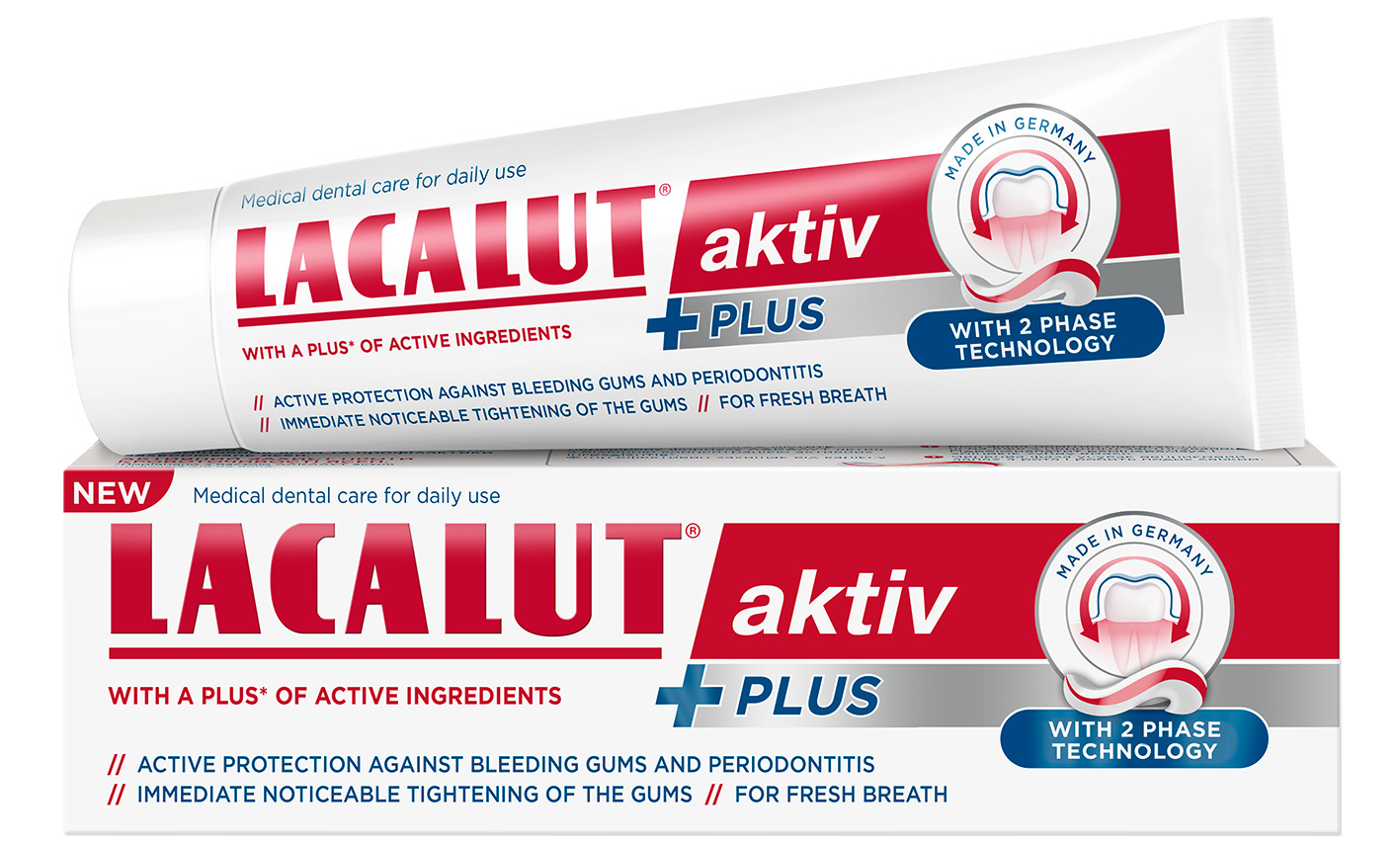 LACALUT AKTIV PLUS Паста за зъби, 75 мл.
