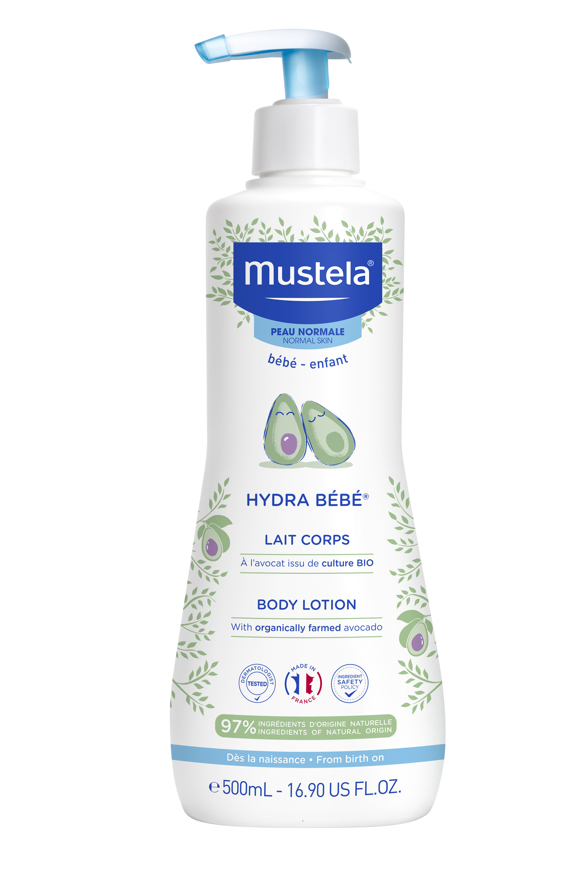 MUSTELA HYDRA BEBE Хидратиращ лосион за тяло, 500 мл