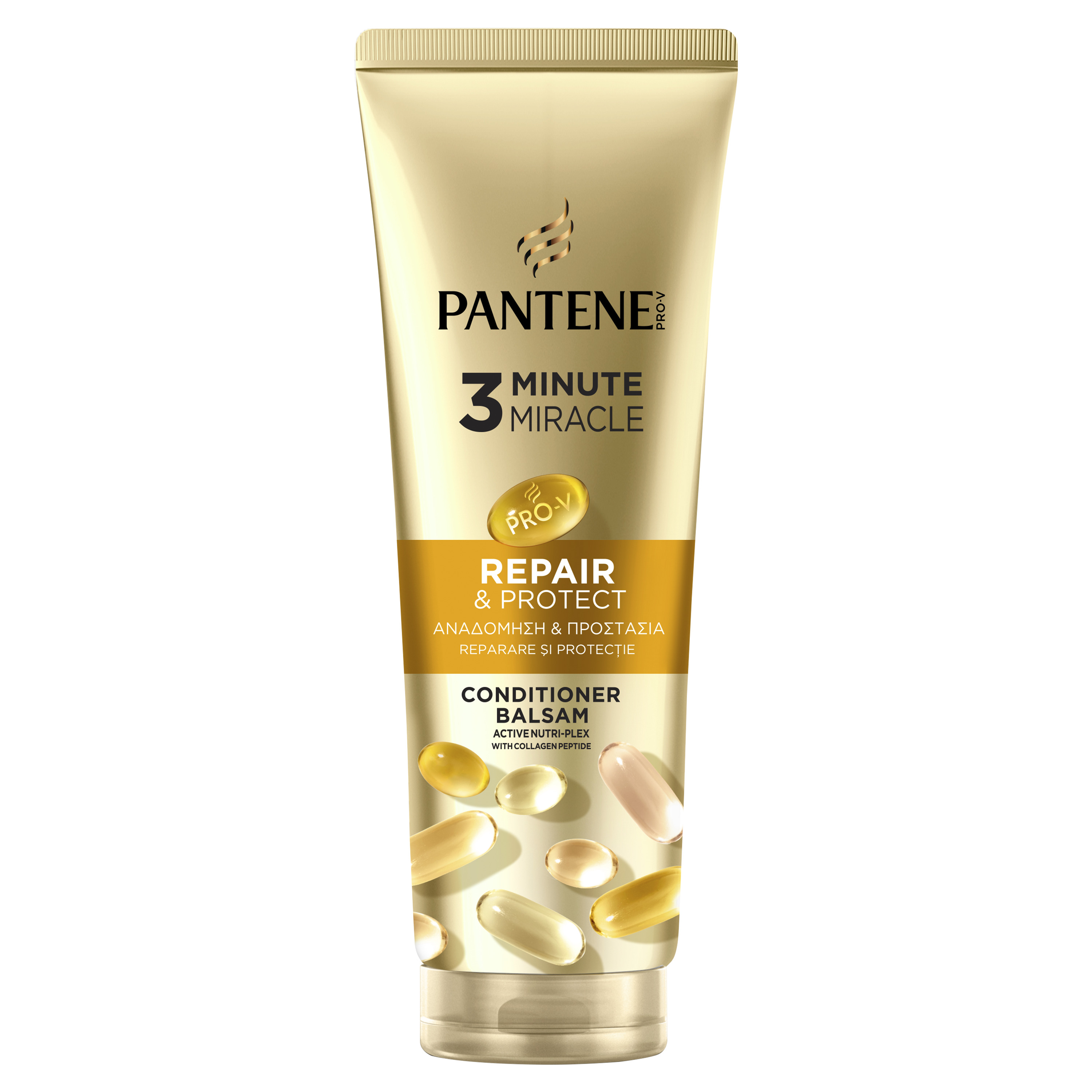 PANTENE Pro-V Repair & Protect 3 Minute Miracle Балсам за накъсана и суха коса, 220 ml