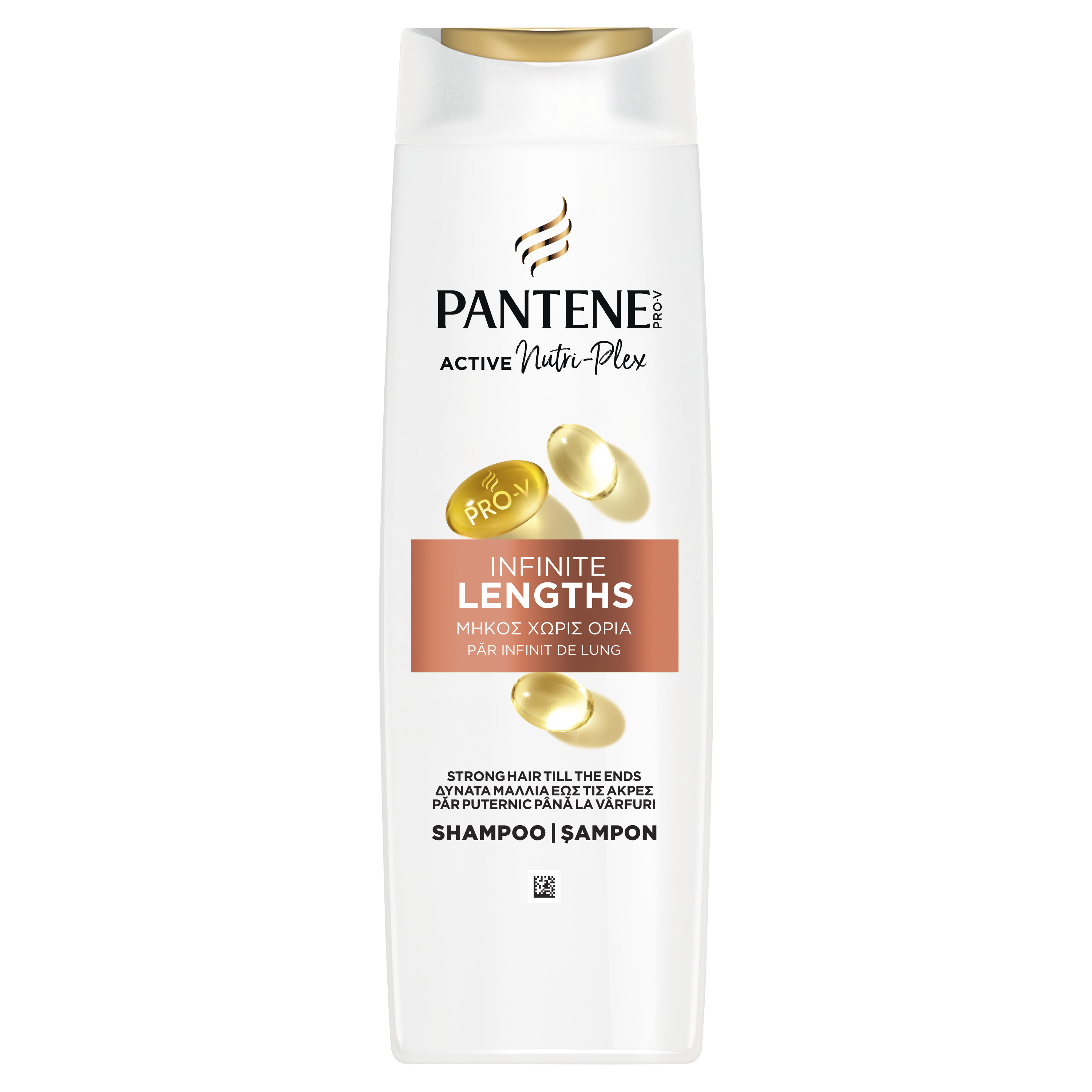 PANTENE Pro-V Infinite Lengths Шампоан за дълга, накъсана коса, 400мл