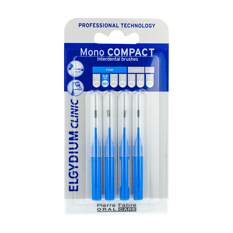 ELGYDIUM CLINIC Mono Compact Синя (ISO 1) - Интердентална четка