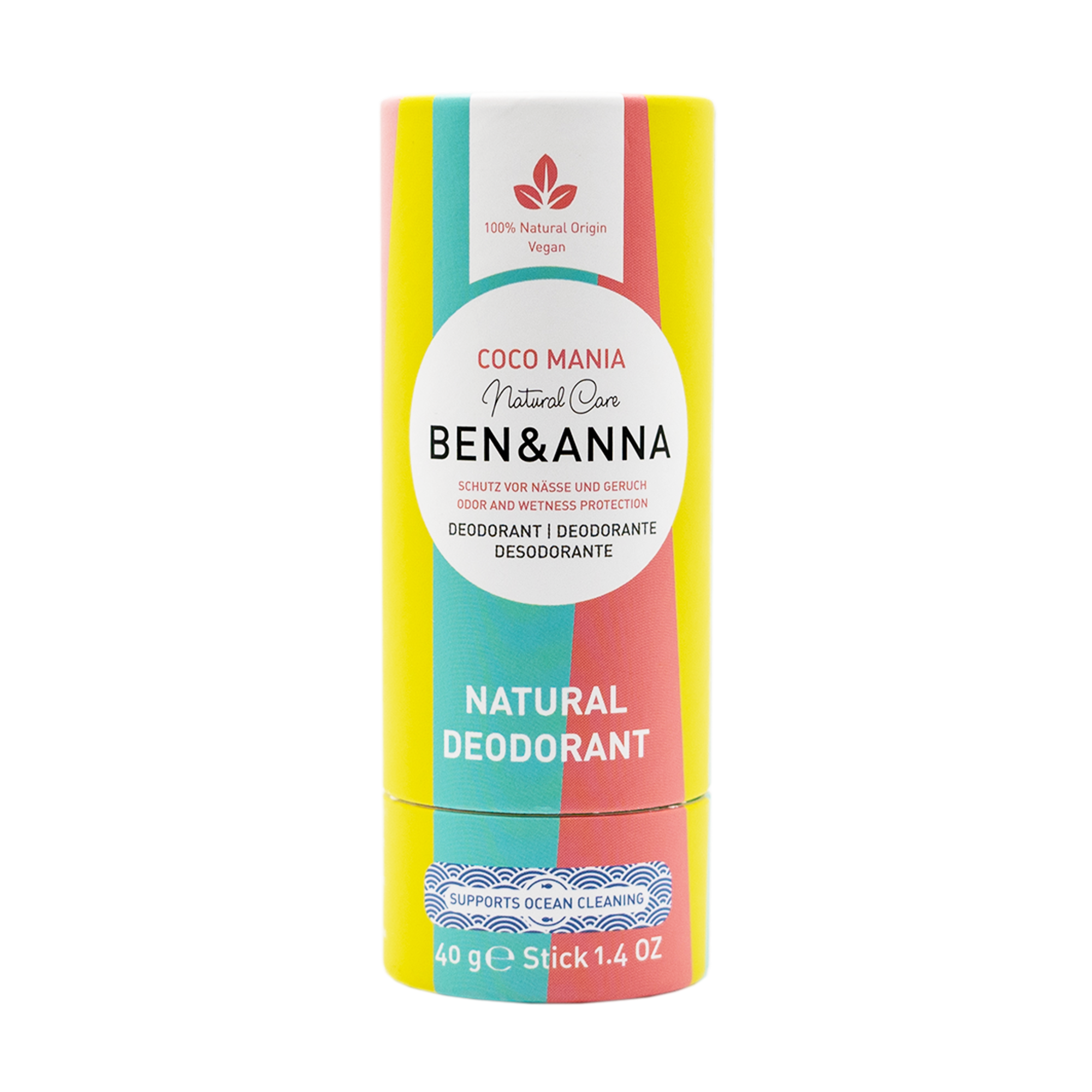 BEN&ANNA COCO MANIA Натурален део стик , 40g.