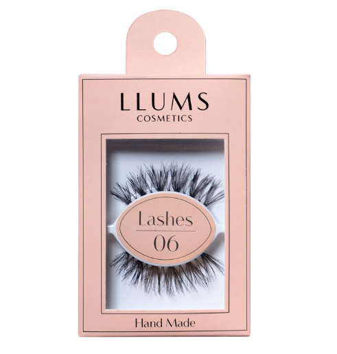LLUMS Мигли от естествен косъм, модел 06
