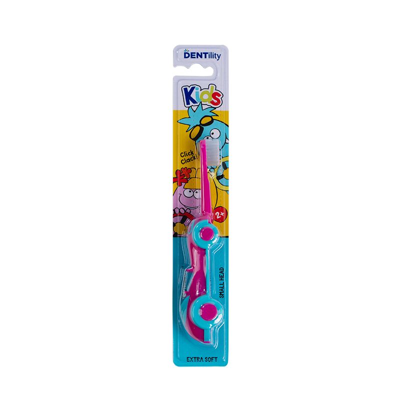 DENTILITY KIDS Детска четка за зъби Розова кола, 1 бр.