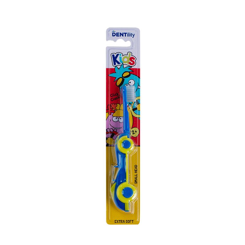 DENTILITY KIDS Детска четка за зъби Синя кола, 1бр.