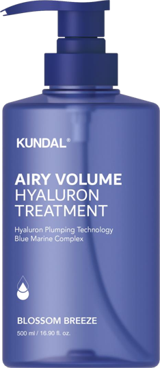 KUNDAL AIRY VOLUME BLOSSOM BREEZE Балсам за коса за обем с хиалуронова киселина, 500МЛ