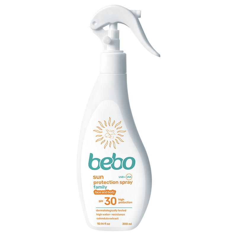 BEBO Слънцезащитна емулсия ФАМИЛИЯ SPF 30, 300мл.