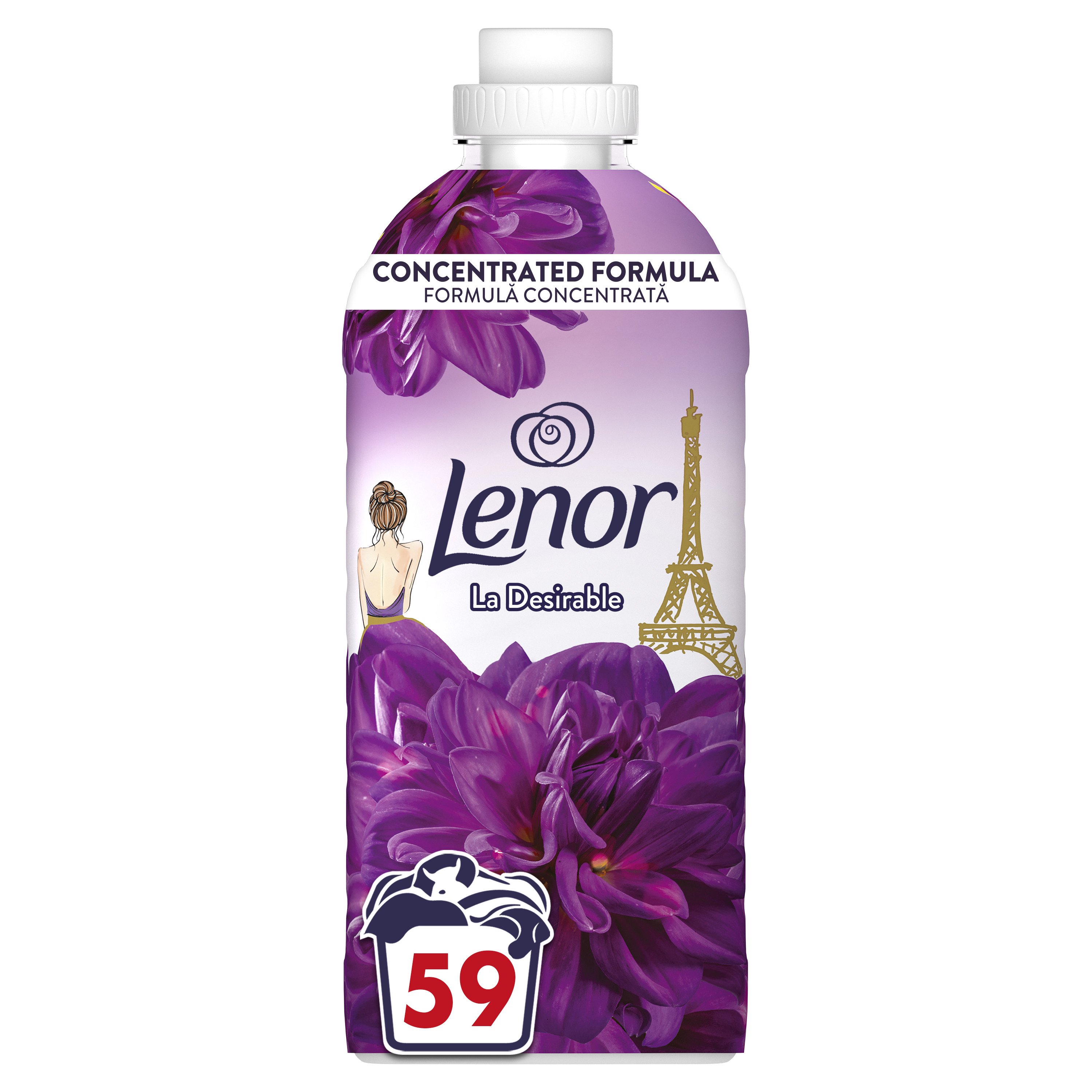 LENOR Haute Couture La Desirable Омекотител за пране, 1239 мл./ 59 пранета