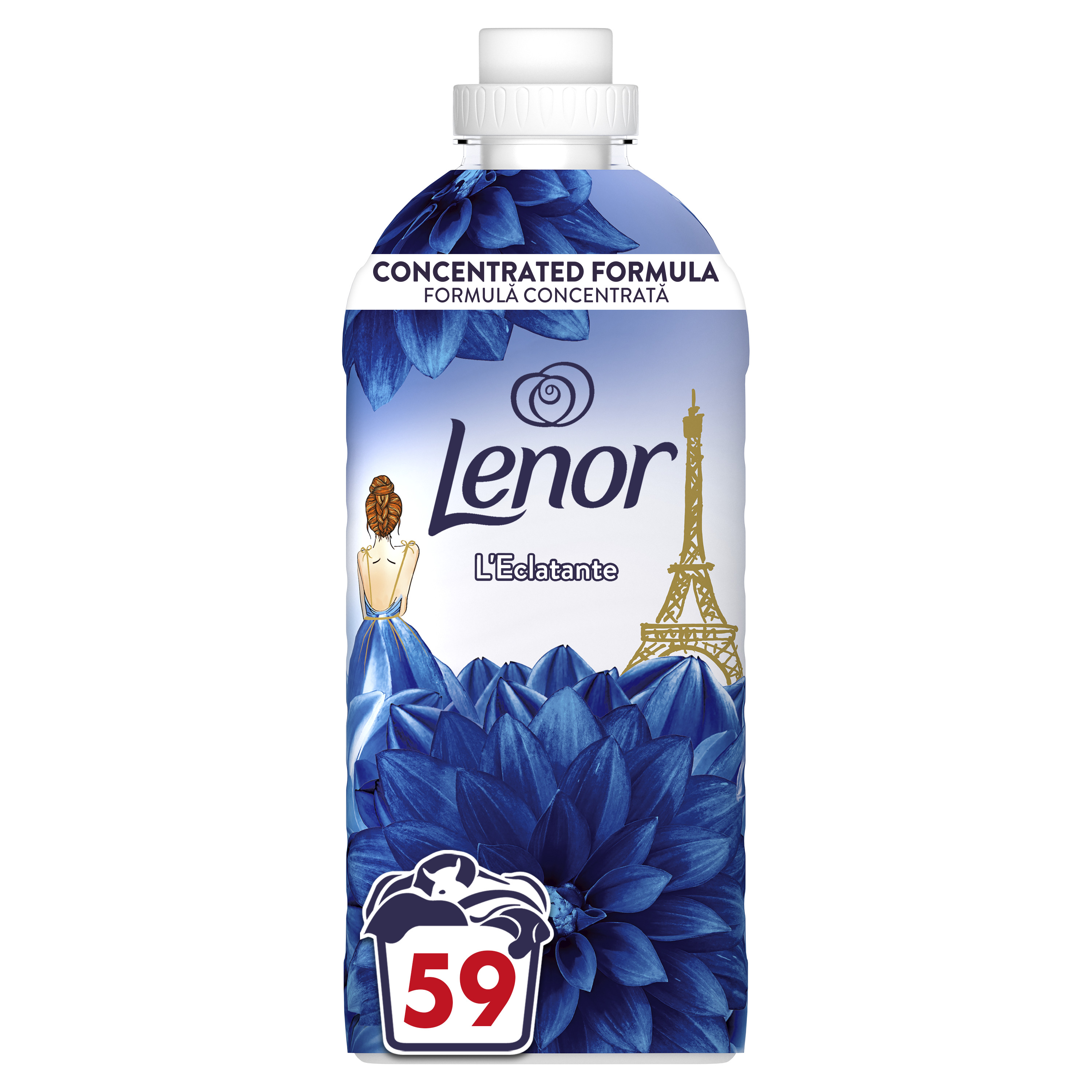 LENOR Haute Couture L'eclatante Омекотител за пране, 1239 мл./ 59 пранета