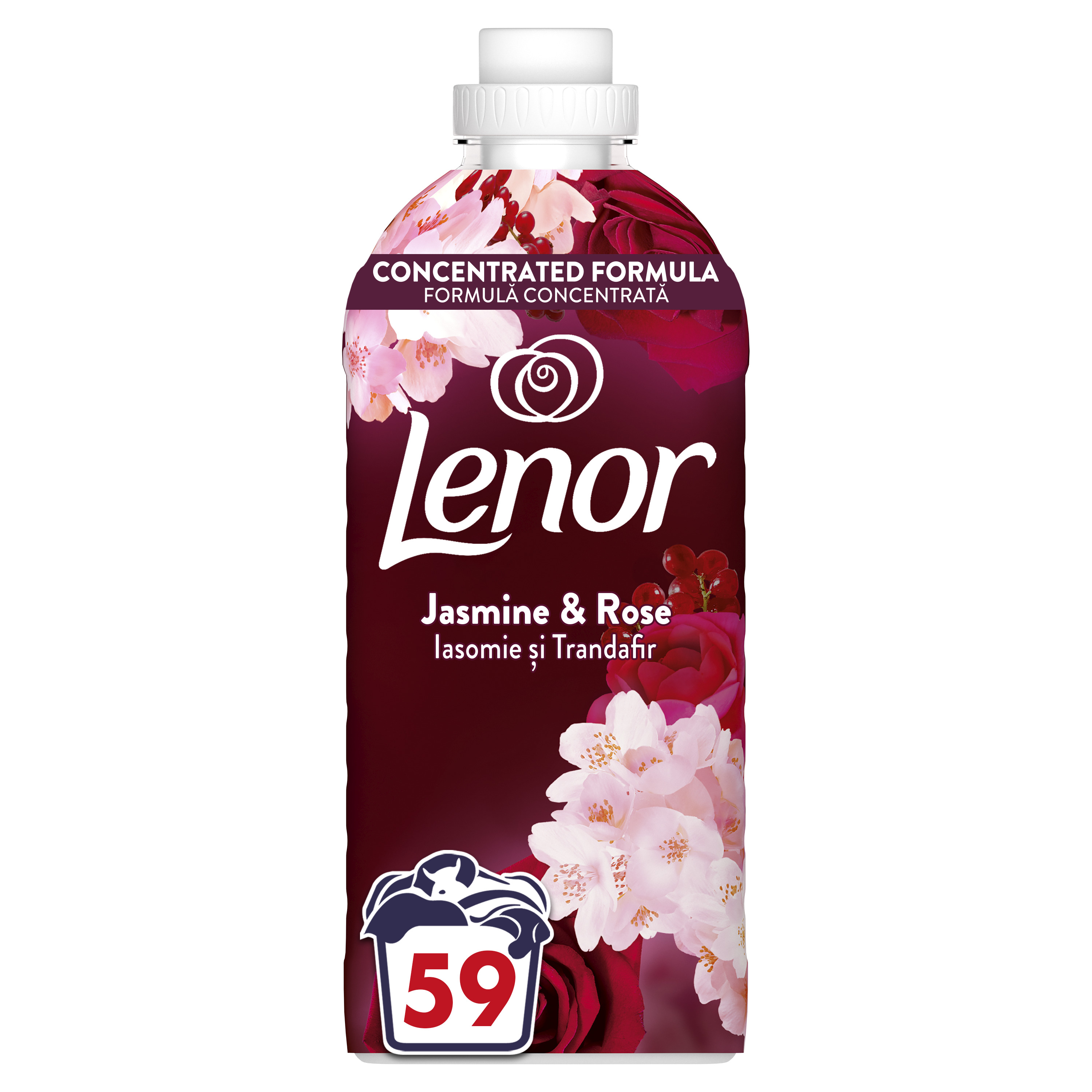 LENOR Jasmin & Rose Омекотител за пране, 1239 мл./ 59 пранета