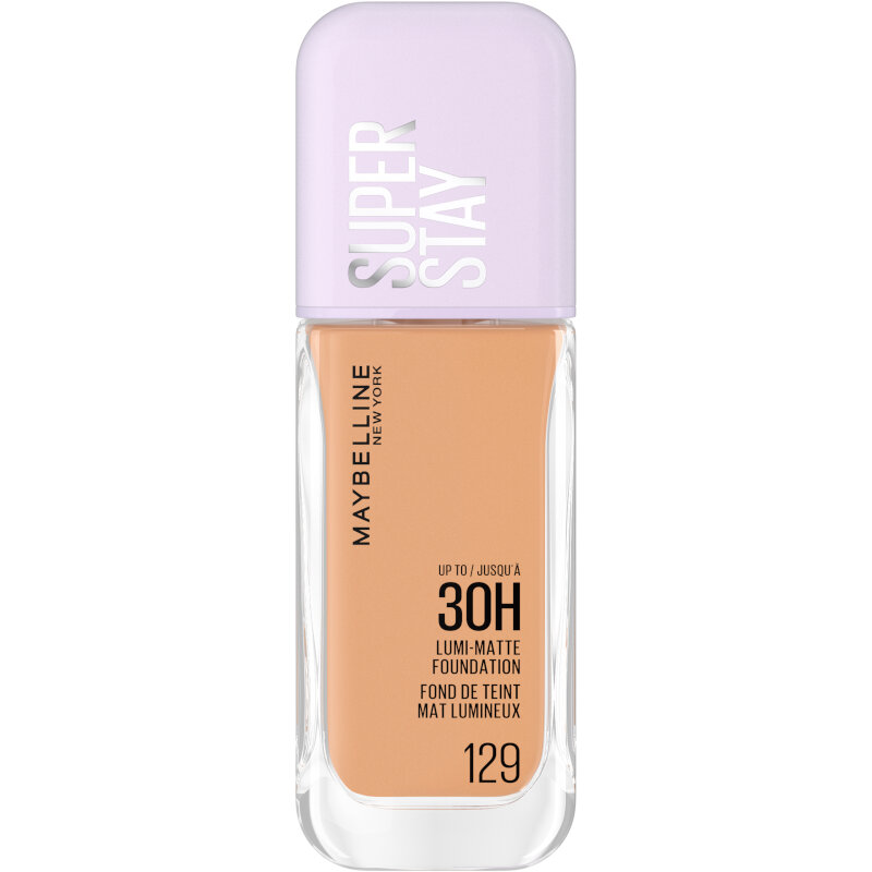 MAYBELLINE NEW YORK Течен фон дьо тен Super Stay Lumi Matte 129