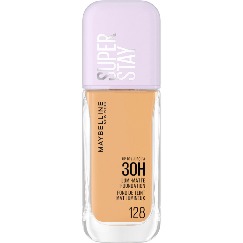 MAYBELLINE NEW YORK Течен фон дьо тен Super Stay Lumi Matte 128