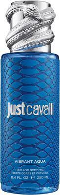 ROBERTO CAVALLI JUST CAVALLI VIBRANT AQUA Парфюмен мист за коса и тяло, 250 мл