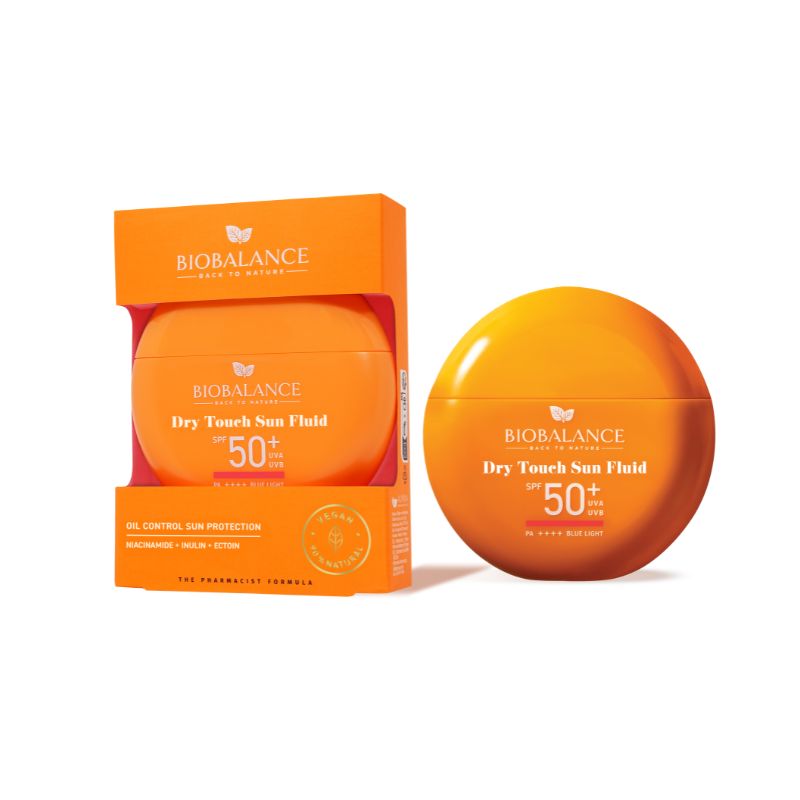 BIOBALANCE SUN Флуид за лице Dry Touch SPF 50 +, за мазна и комбинирана кожа, 40 г
