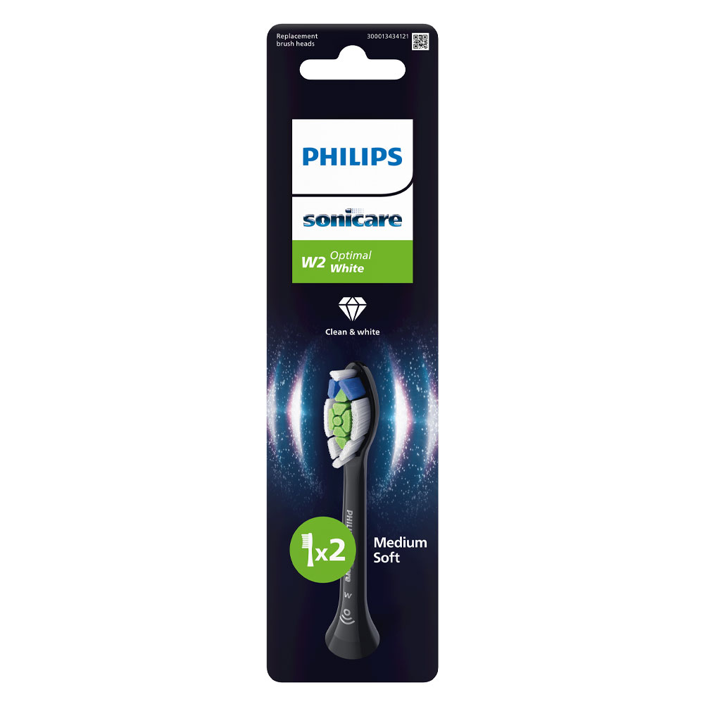 PHILIPS Sonicare Optimal White Накрайник за електическа четка, 2 бр.