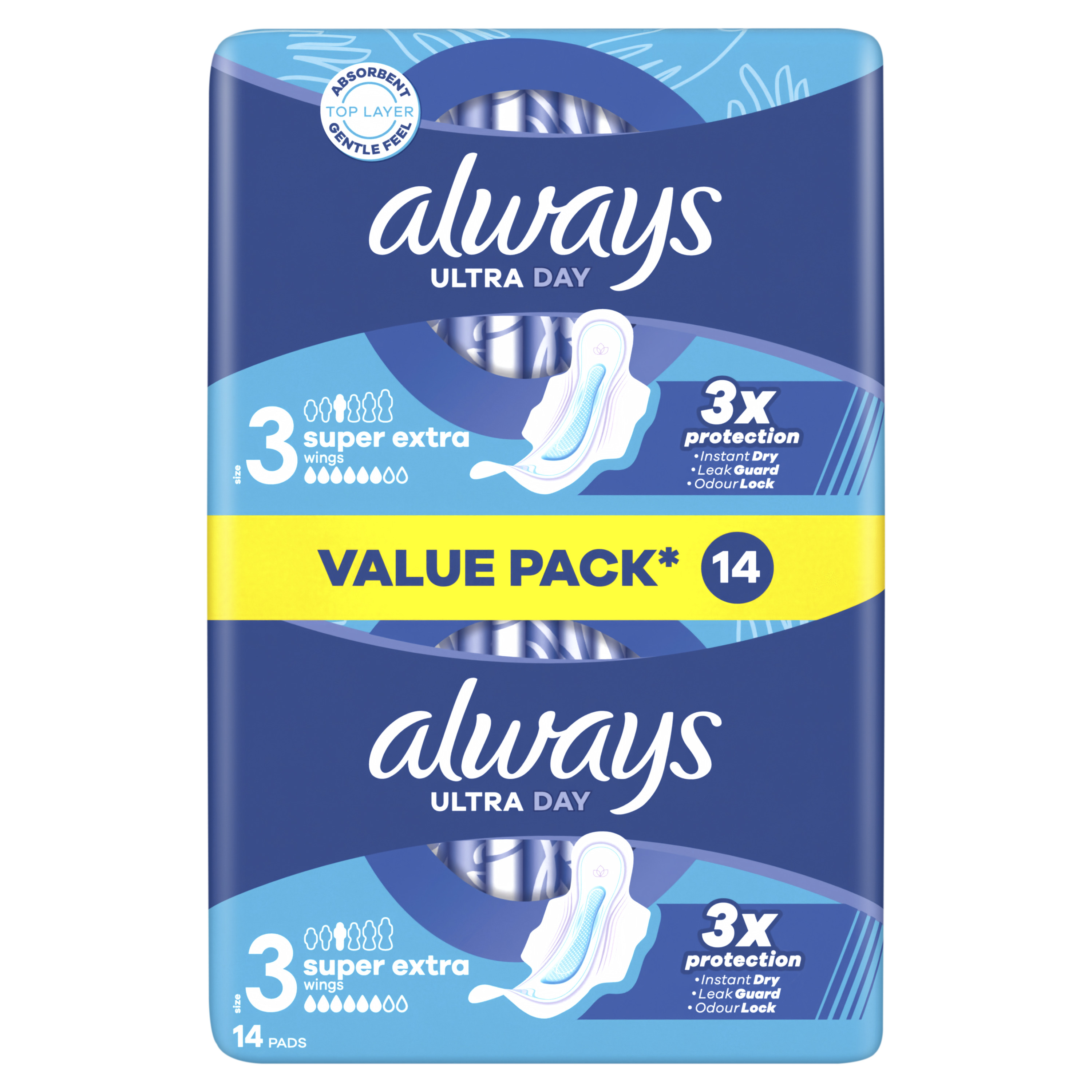 ALWAYS Дамски превръзки Always Ultra Super Extra, 14 бр