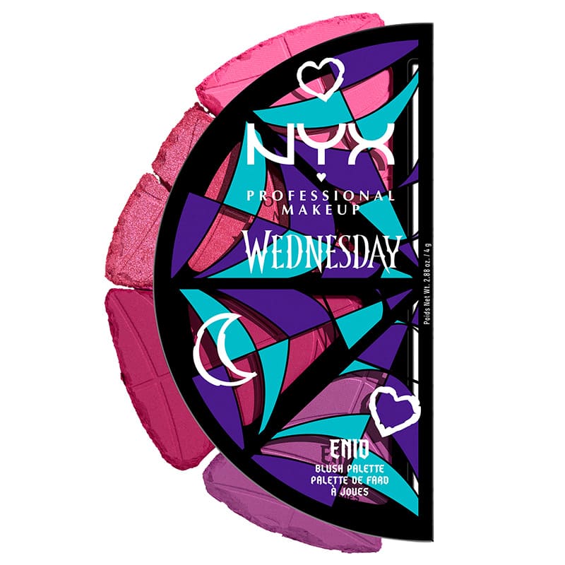 NYX PROFESSIONAL MAKEUP WEDNESDAY STAINED GLASS Палитра ружове