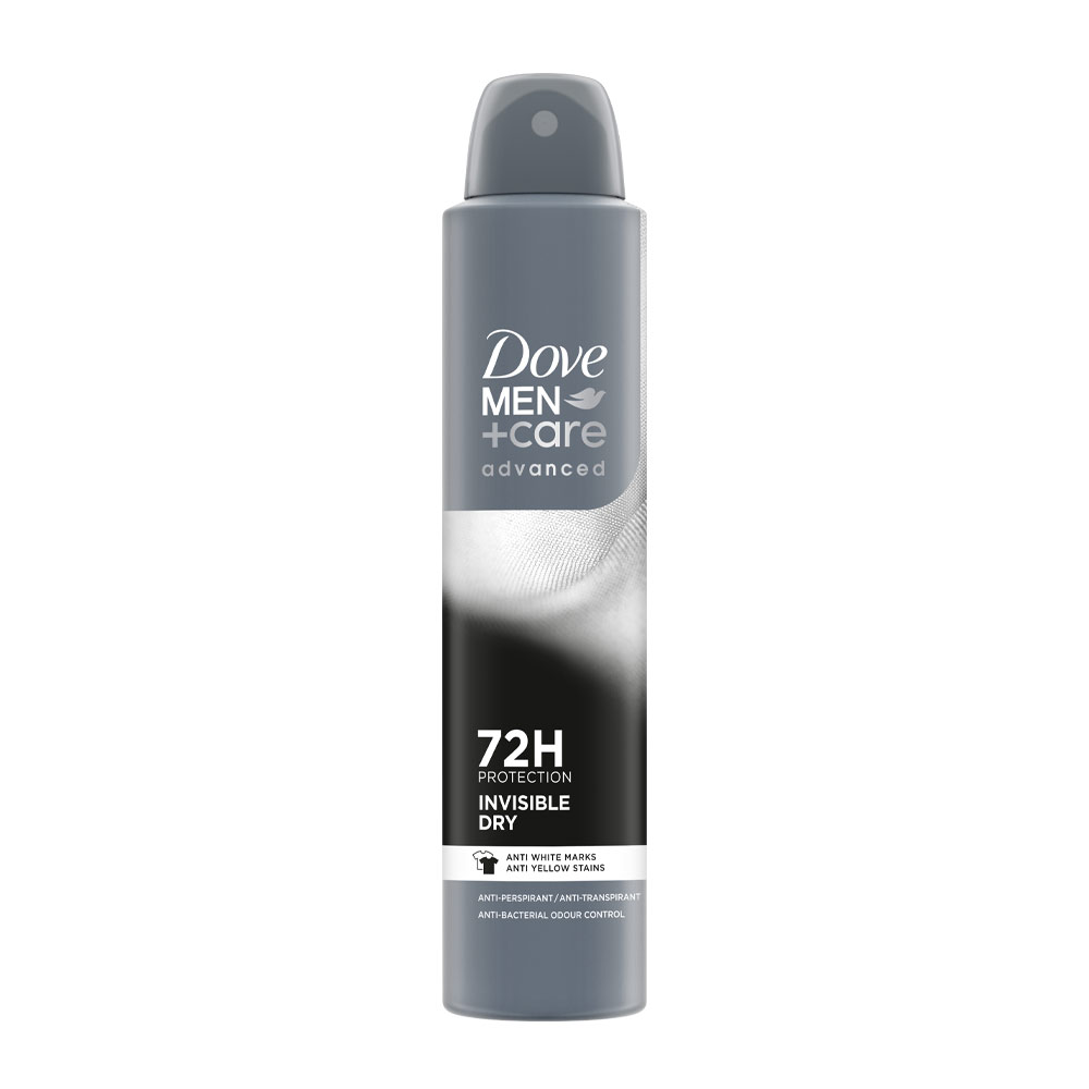 DOVE ADVANCED Мъжки део спрей Инвизибъл Драй, 200мл