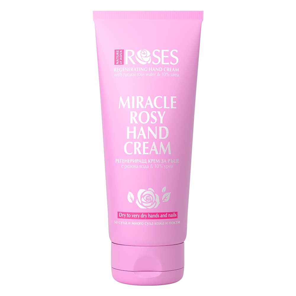 NATURE OF AGIVA MIRACLE ROSY Регенериращ крем за ръце, 75 мл
