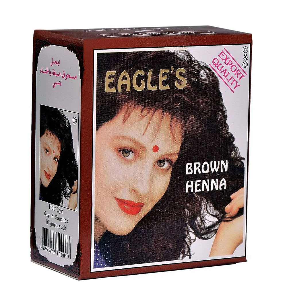 EAGLE'S Билкова къна за коса кафява 