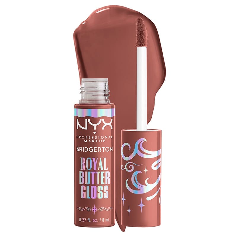 NYX PROFESSIONAL MAKEUP BRIDGERTON ROYAL BUTTER GLOSS PRALINE Гланц за устни 02
