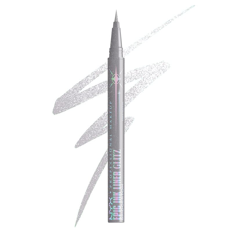 NYX PROFESSIONAL MAKEUP BRIDGERTON ROYAL EPIC INK GLITZ GLITZED IN SILVER Очна линия 01