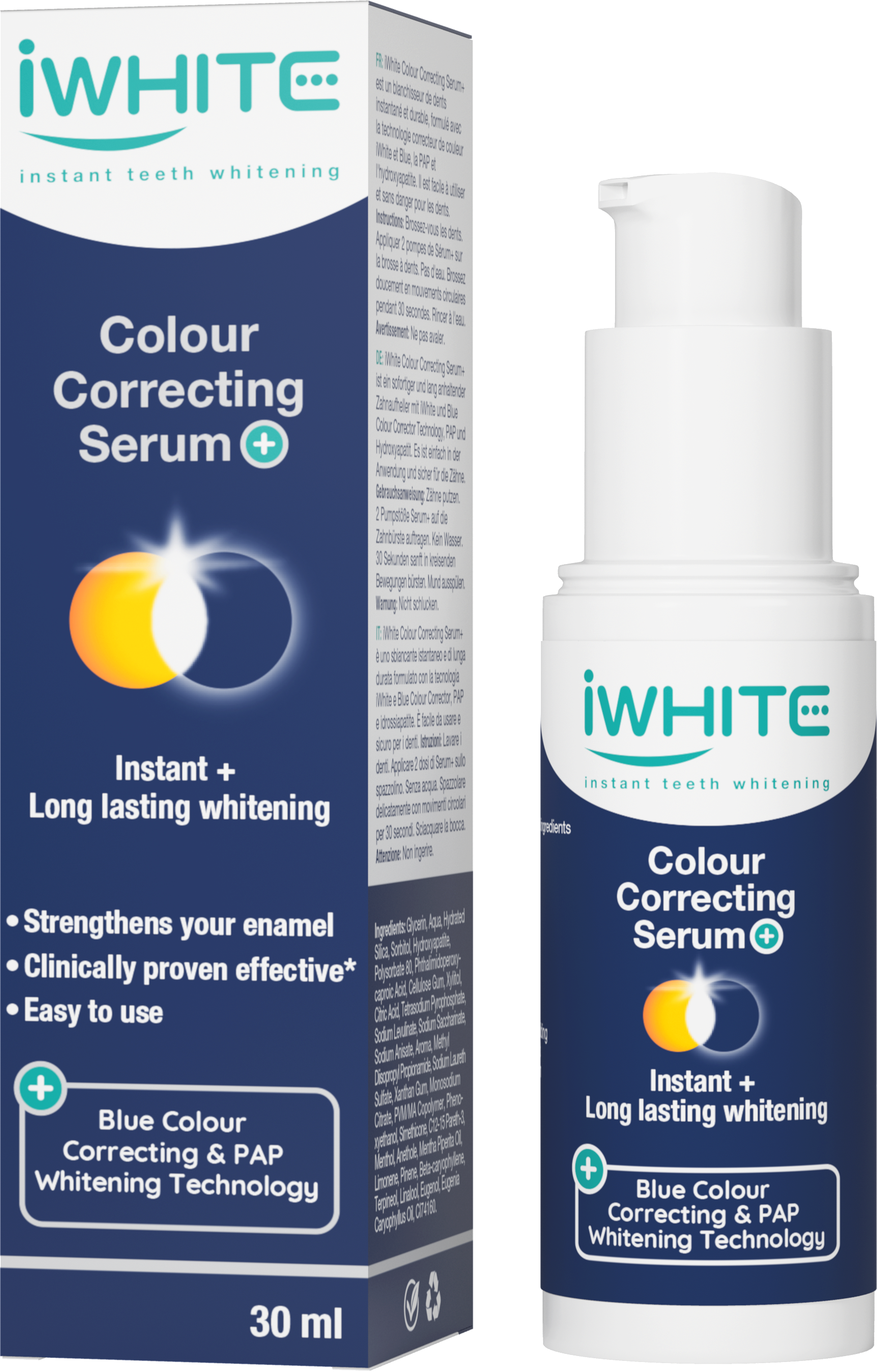 iWHITE Избелващ- коригиращ цвета на зъбите серум  30мл.