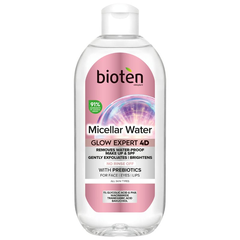 BIOTEN GLOW EXPERT 4D Мицеларна вода, 400мл.
