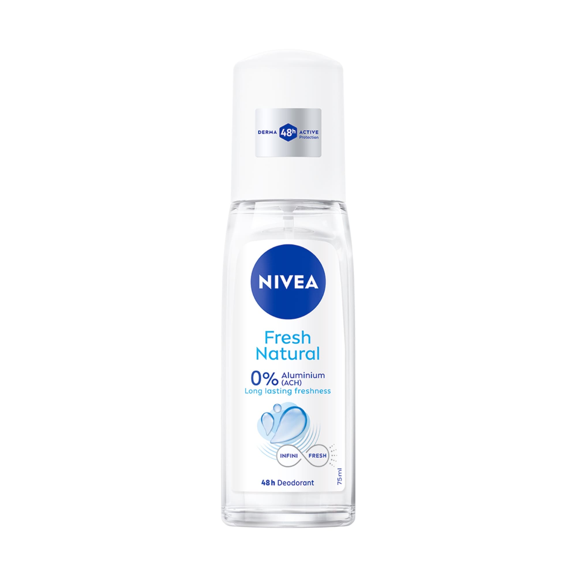 NIVEA FRESH NATURAL Дамска део спрей помпа, 75 мл