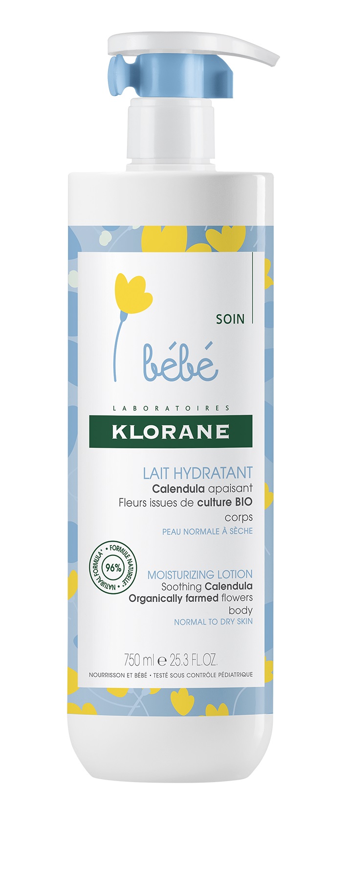 KLORANE BEBE Мляко за тяло, 750мл.
