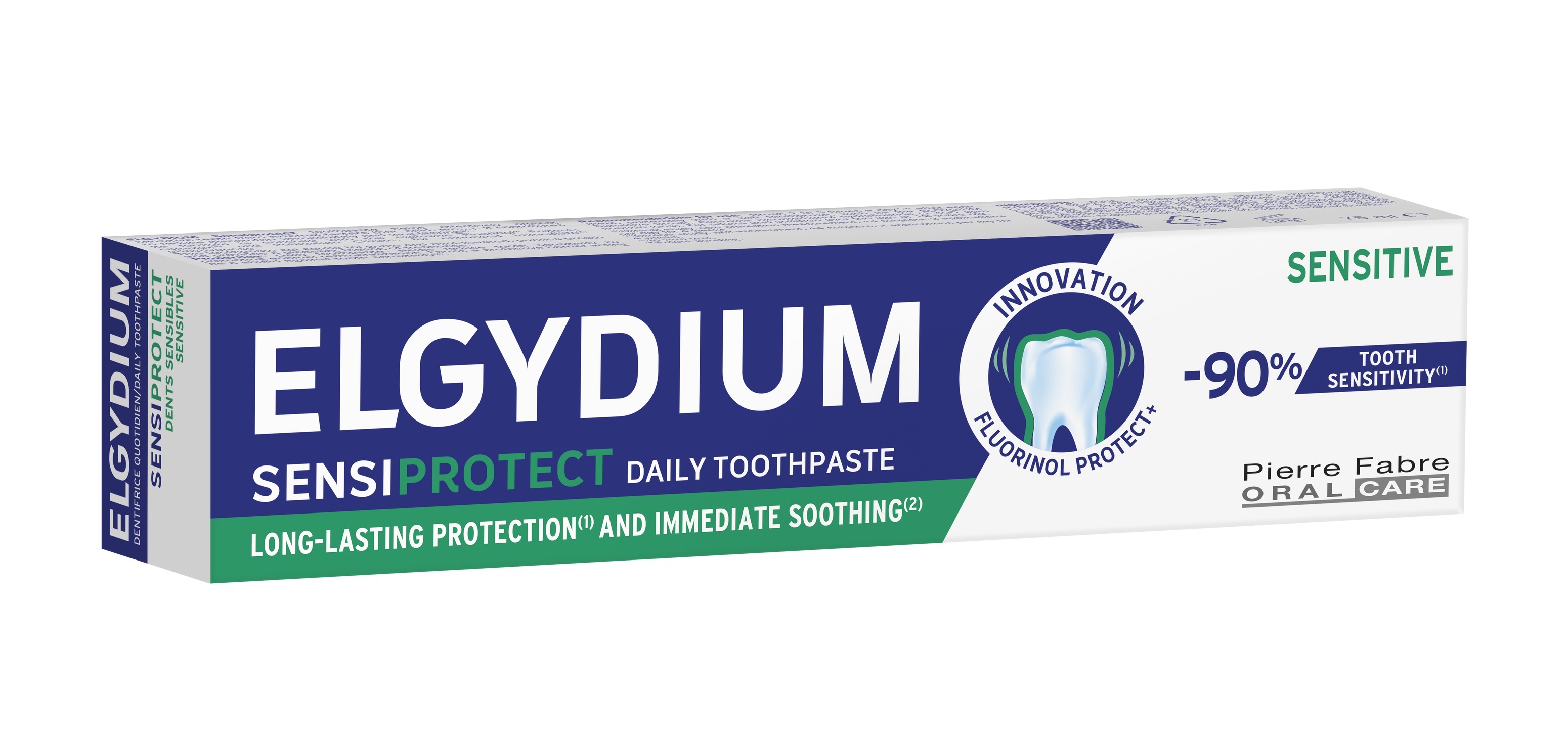 ELGYDIUM SENSIPROTECT Паста за чувствителни зъби, 75мл.