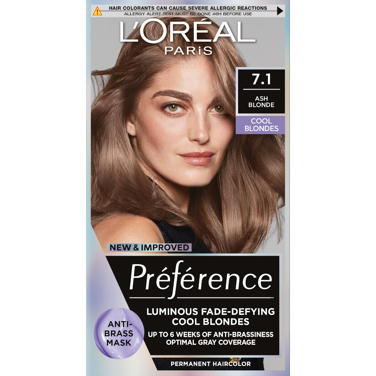 L'OREAL PARIS PREFERENCE БОЯ ЗА КОСА 7.1