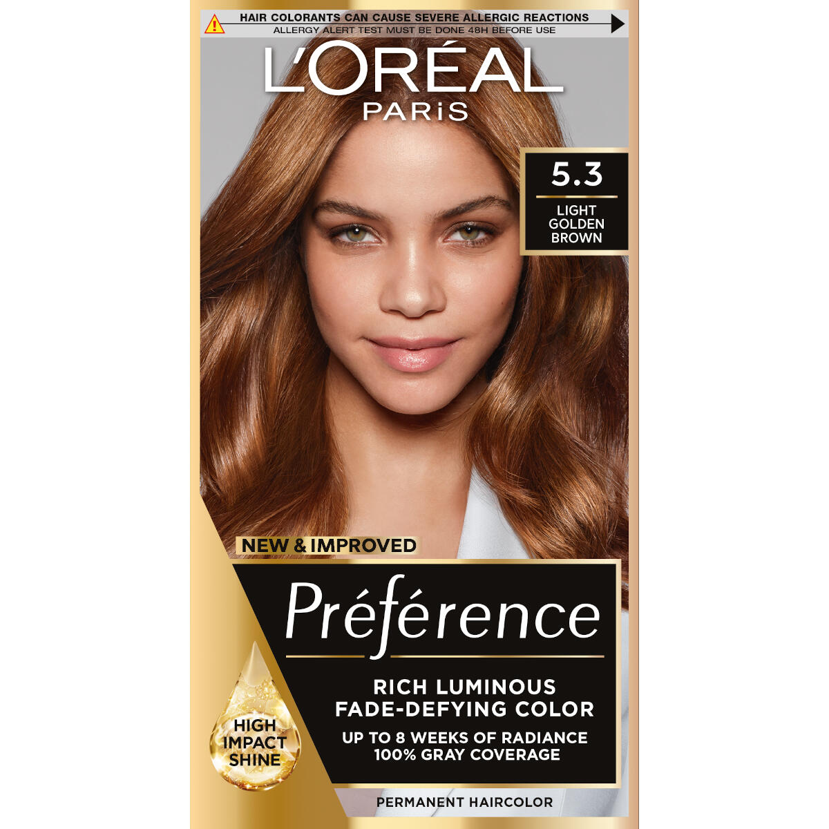 L'OREAL PARIS PREFERENCE БОЯ ЗА КОСА 5.3