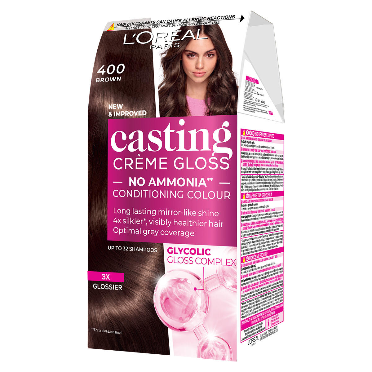 L'OREAL PARIS CASTING CREME GLOSS BROWN Боя за коса, 400