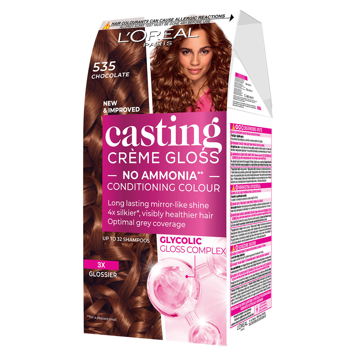 L'OREAL PARIS CASTING CREME GLOSS Chocolate Боя за коса 535 