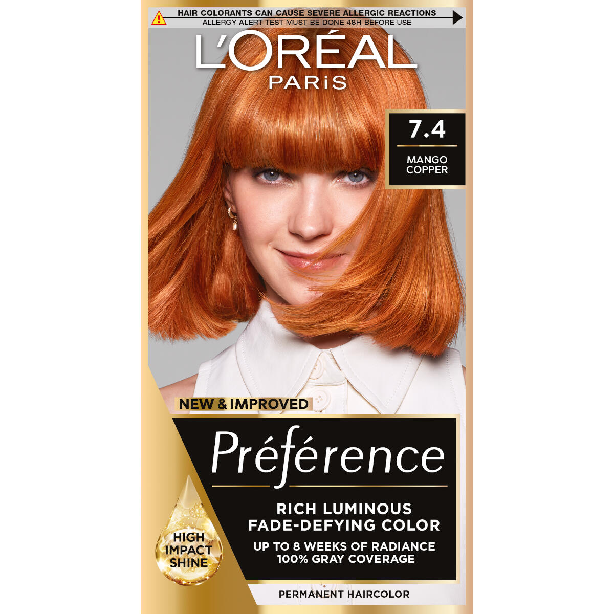 L'OREAL PARIS PREFERENCE БОЯ ЗА КОСА 7.4