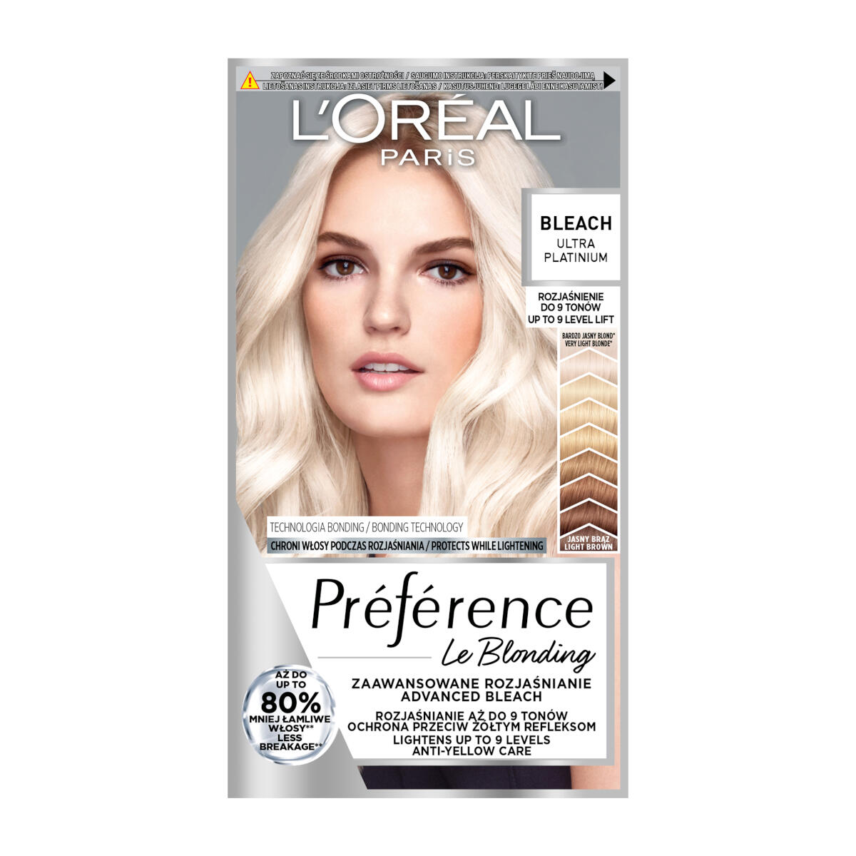 L'OREAL PARIS PREFERENCE БОЯ ЗА КОСА ULTRA PLATINUM