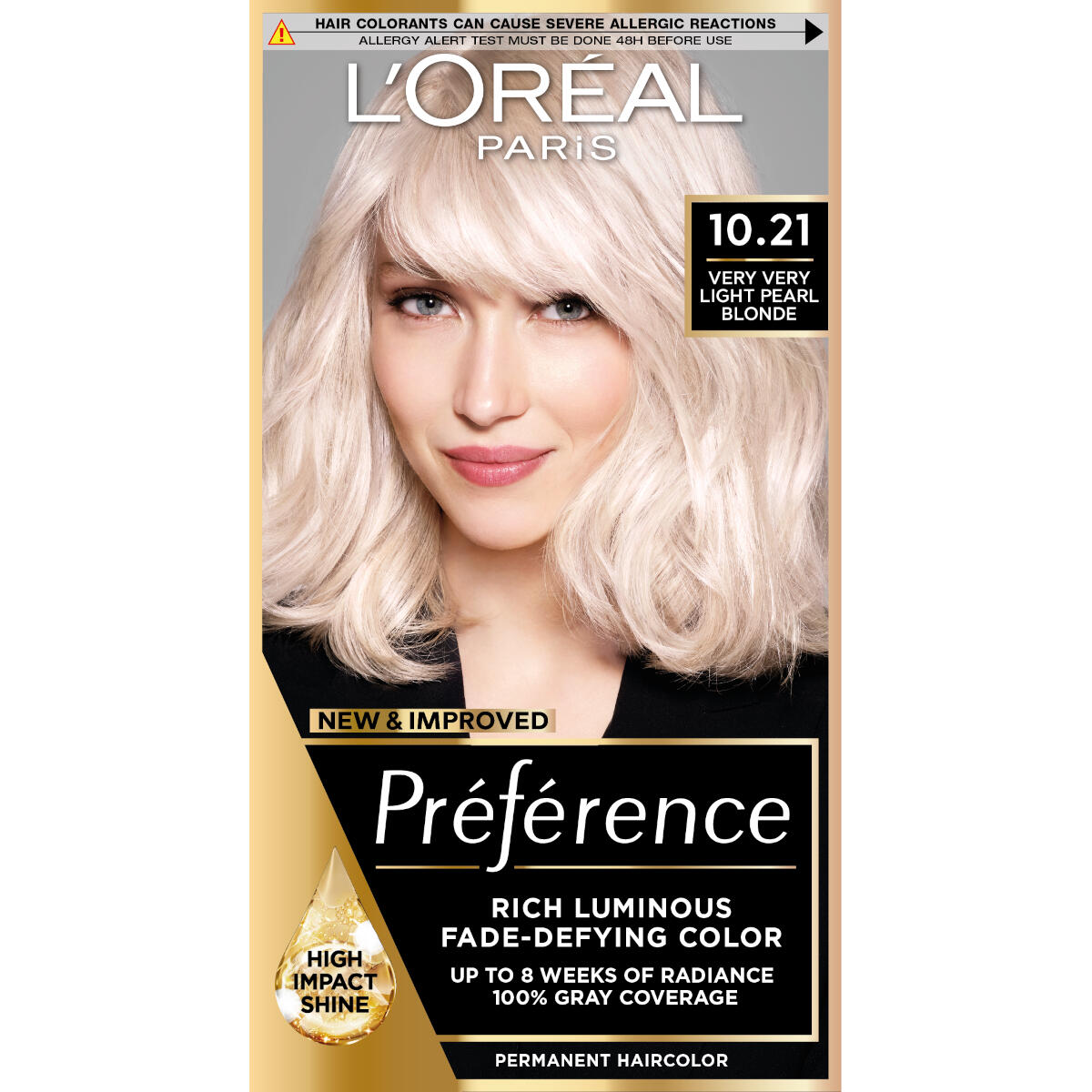 L'OREAL PARIS PREFERENCE БОЯ ЗА КОСА 10.21
