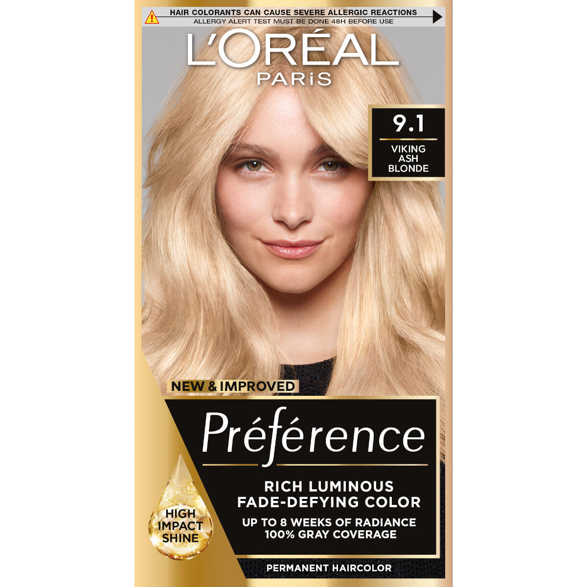 L'OREAL PARIS PREFERENCE БОЯ ЗА КОСА 9.1