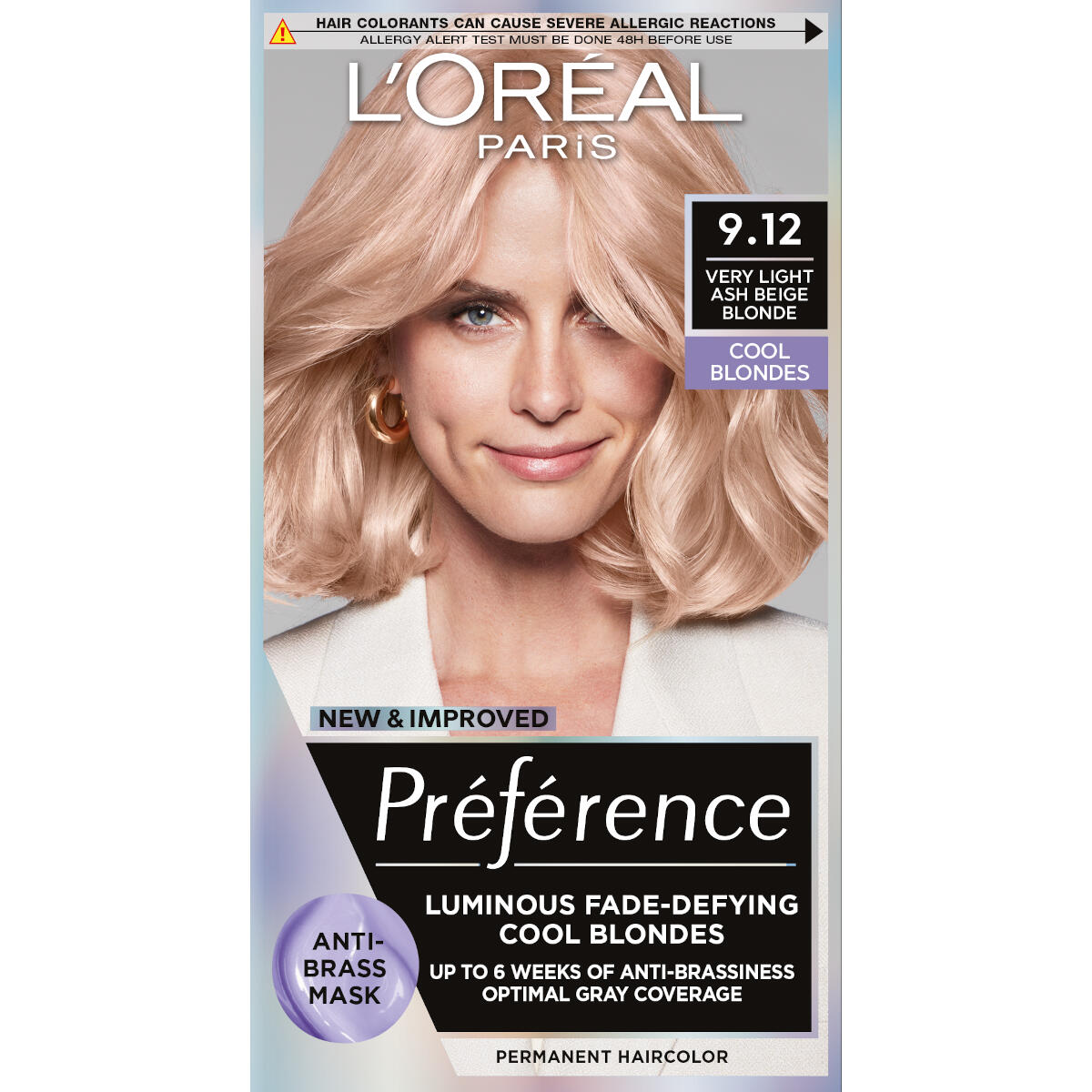 L'OREAL PARIS PREFERENCE БОЯ ЗА КОСА 9.12