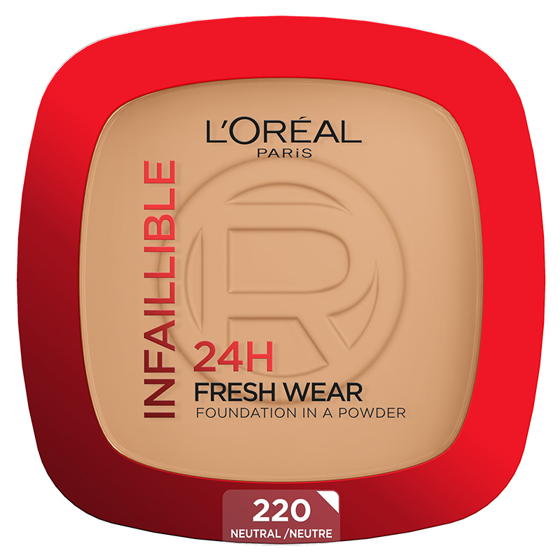L'OREAL PARIS INFAILLIBLE 24H FRESH WEAR Пудра 220 Sand, 9 г