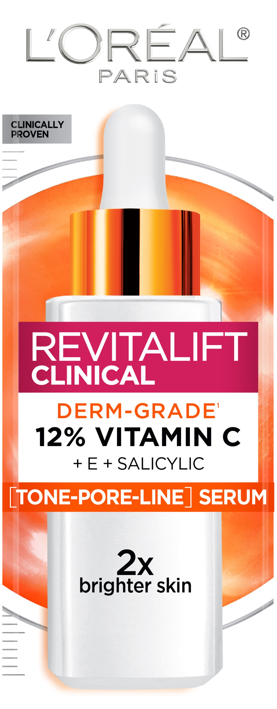 L'OREAL PARIS REVITALIFT CLINICAL VIT C Серум за лице с витамин С, 30мл