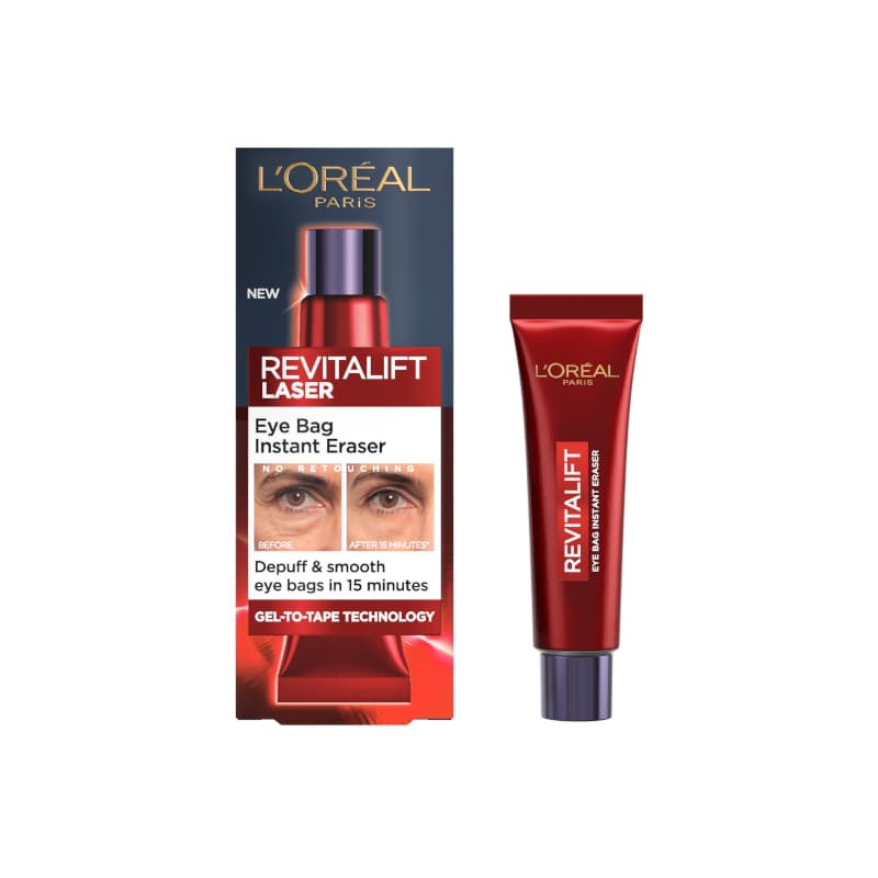 L'OREAL PARIS REVITALIFT LASER Околоочен крем против торбички, 15МЛ