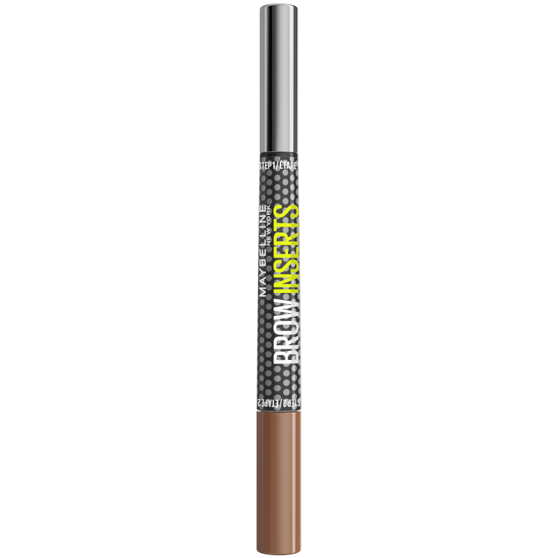 MAYBELLINE BROW INSERTS SOFT BROWN Молив за вежди 2в1