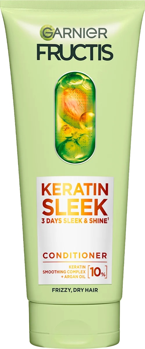 GARNIER FRUCTIS KERATIN SLEEK Балсам за коса, 200мл.