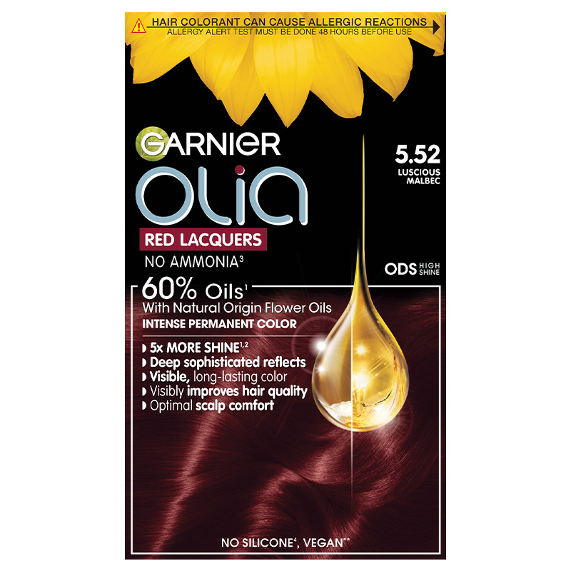 GARNIER OLIA Боя за коса наситено червено №5.52