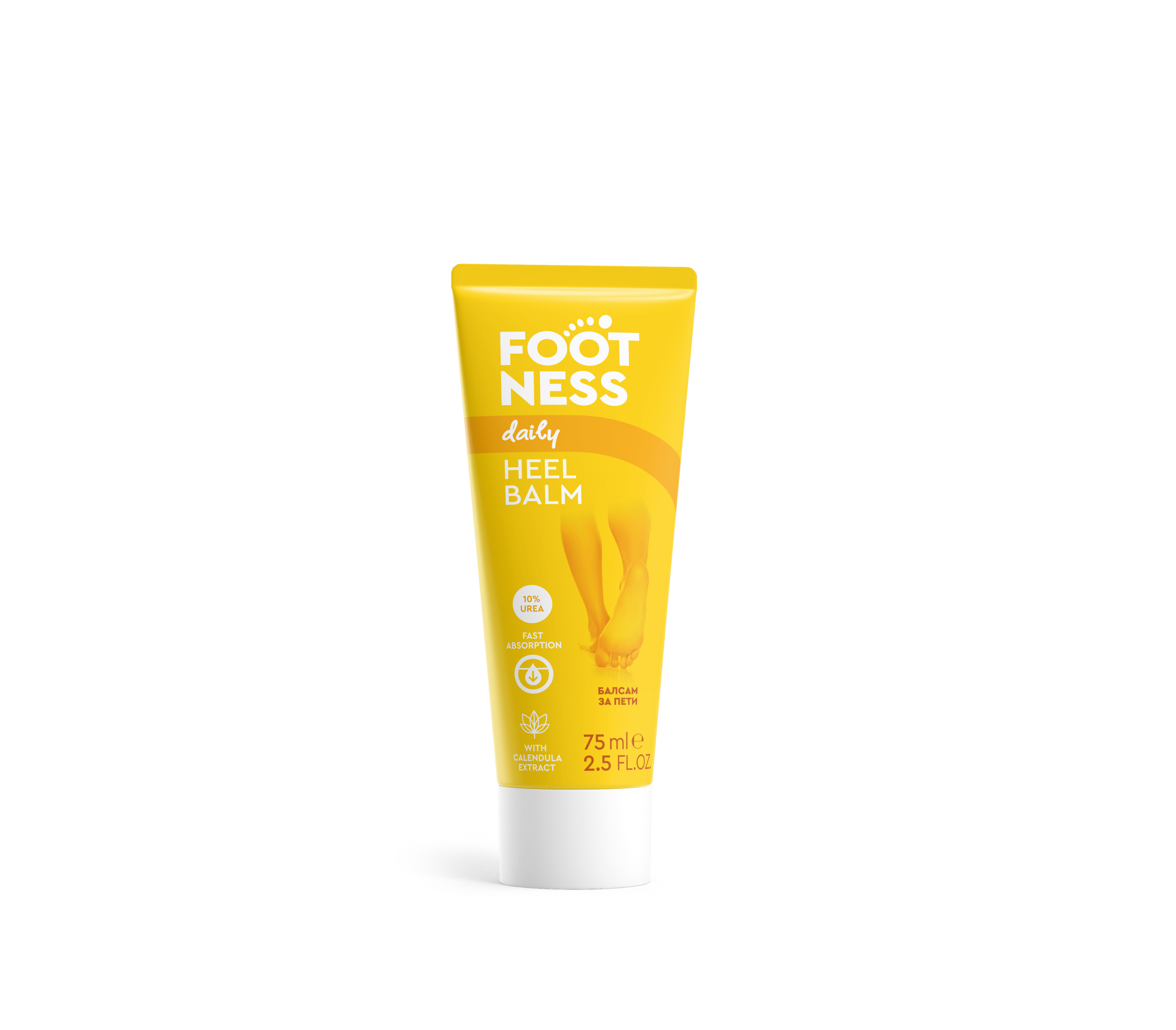 FOOTNESS Балсам за пети с 10% уреа, 75мл.
