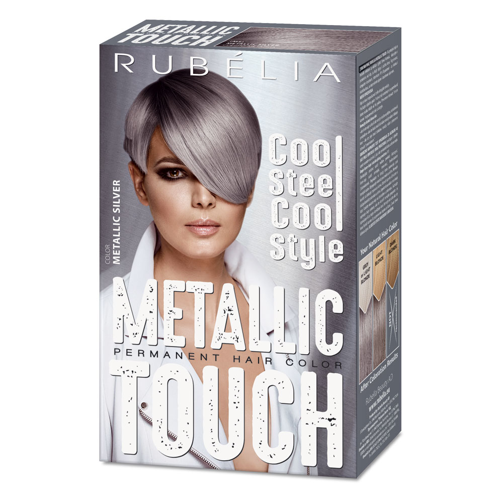 RUBELIA METALLIC TOUCH Боя за коса Сребро