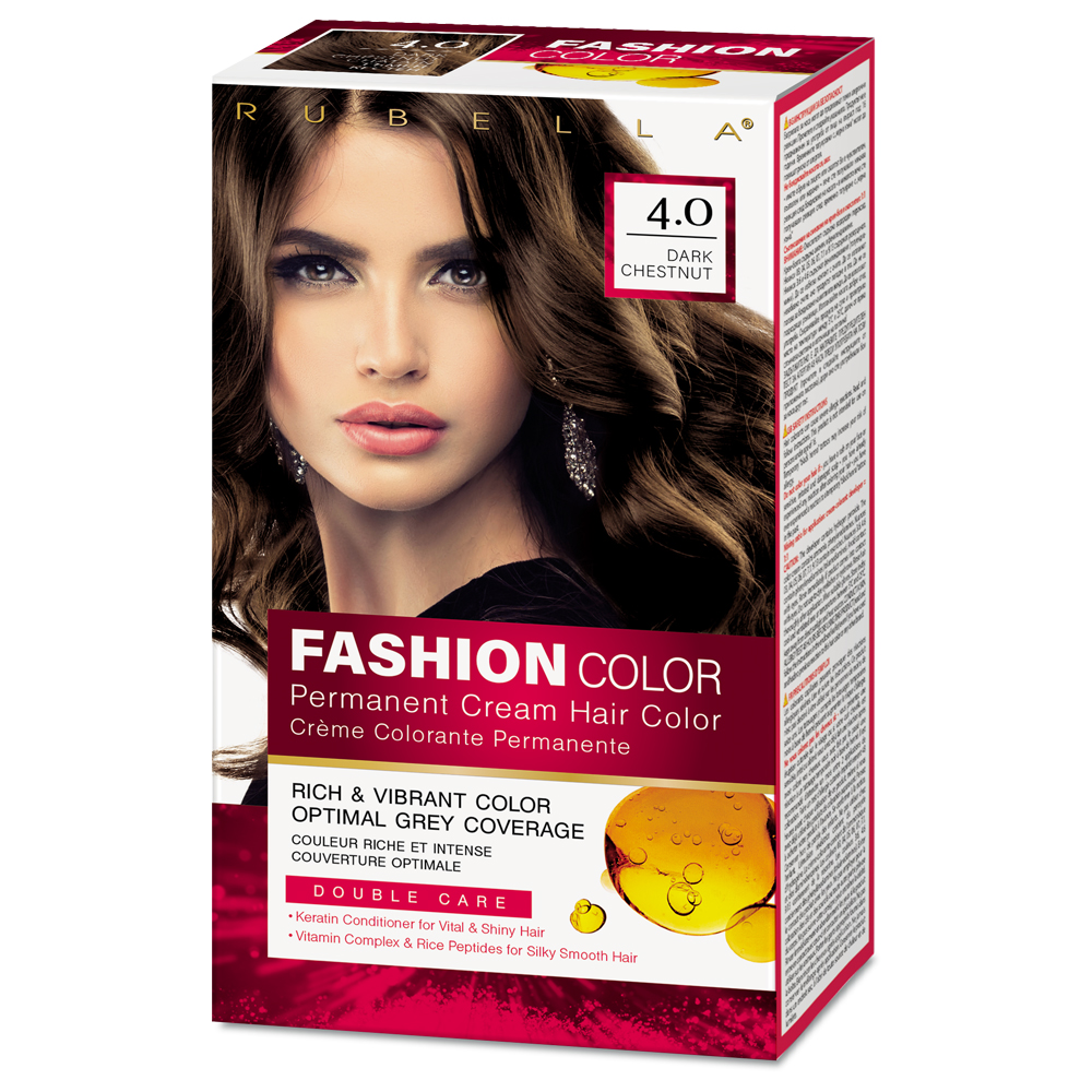 RUBELLA FASHION COLOR DARK CHESTNUT 4.0 Боя за коса